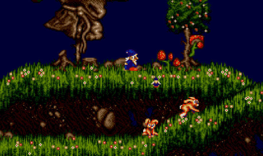 Wiz ‘n’ Liz (Sega Genesis) is fast-paced and multiplayer