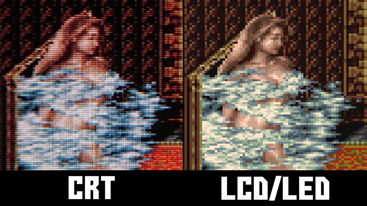 Final Fantasy 6 emulation vs CRT